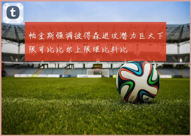 帕金斯强调彼得森进攻潜力巨大下限可比比尔上限堪比科比